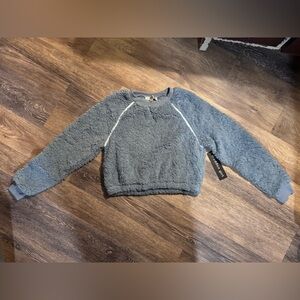 Madden Girl slate blue crop pullover